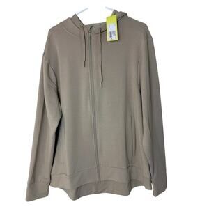 All In Motion Beige Full Zip Hoodie - Size L - NWT